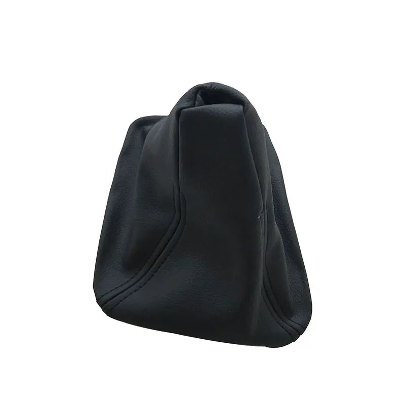 Car Shift Gear Stick Manual Shift Knob Boot Black Leather Boot with