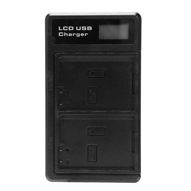 2 Pcs En-El14 Battery And Lcd Dual Battery Usb Charger For Nikon D5500, D5300, D5200, D5100, D3400, D3300, Df Dslr, Coolpix P770
