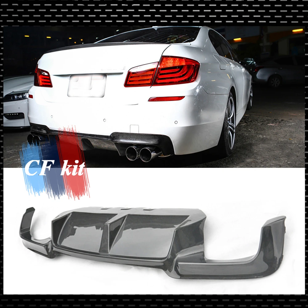 Автомобильный диффузор для заднего бампера из углеродного волокна M5 BMW F10 F11 M