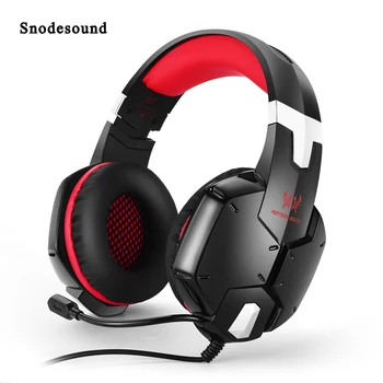 

Snodesound G1200 Gaming Headset 3.5mm Game Headphone Earphone Headband With Micphone Stereo Bass For PS4 PC Computer Laptop