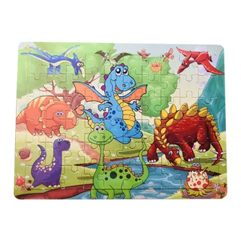 

60 Piece Cartoon Puzzle Children Educational Toys Wooden Baby Kids Training Toy jigsaw picture puzzles for children kids games