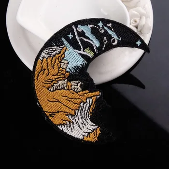 

Landscape Camping Patch Iron On Patches On Clothes Embroidered Patches For Clothing Patch Sewing On Garment Apparel Accessory