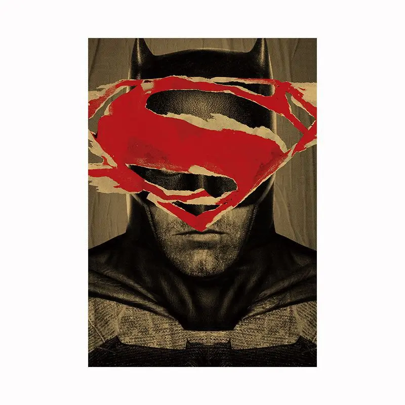 

Superman B kraft movie poster room decoration painting wall sticker bar cafe picture