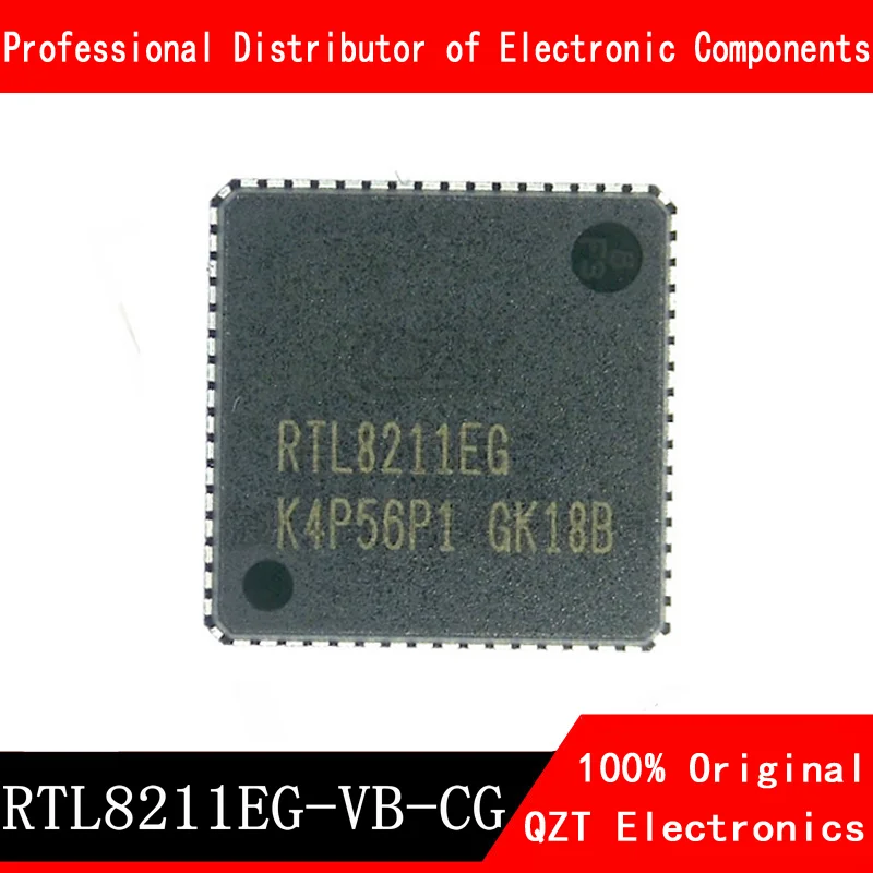 5pcs/lot RTL8211EG-VB-CG RTL8211EG 8211EG QFN-64 Ethernet controller chip new original In Stock 5pcs new original rtl8201bl rtl8201b rtl8201 rtl8201cp rtl8201c rtl8201 qfp 48 ethernet controller chip ic