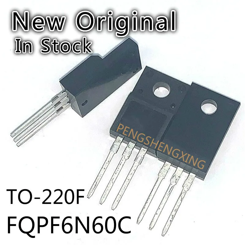 10 шт./лот FQPF6N60C TO-220F FQPF6N60 TO220F 6N60C 6N60 новые оригинальные Точечные продажи |