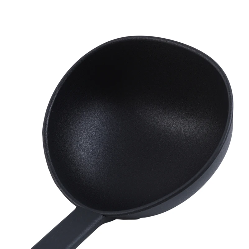 1pc High Quality Kitchen Soup Spoon Cookware Ladle Plastic Spoon Black Color Cooking Ladle For Serving Soup Utensil Tools
