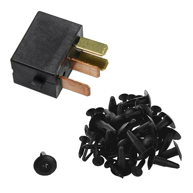 25 шт. пластиковые заклепки Крепежные Зажимы для автомобильного бампера с реле