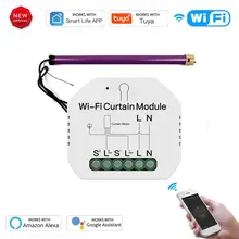 WiFi Mini Smart Vorhang Schalter Modul Rollos Shutter Motor Smart Leben Tuya APP Fernbedienung, Timer control