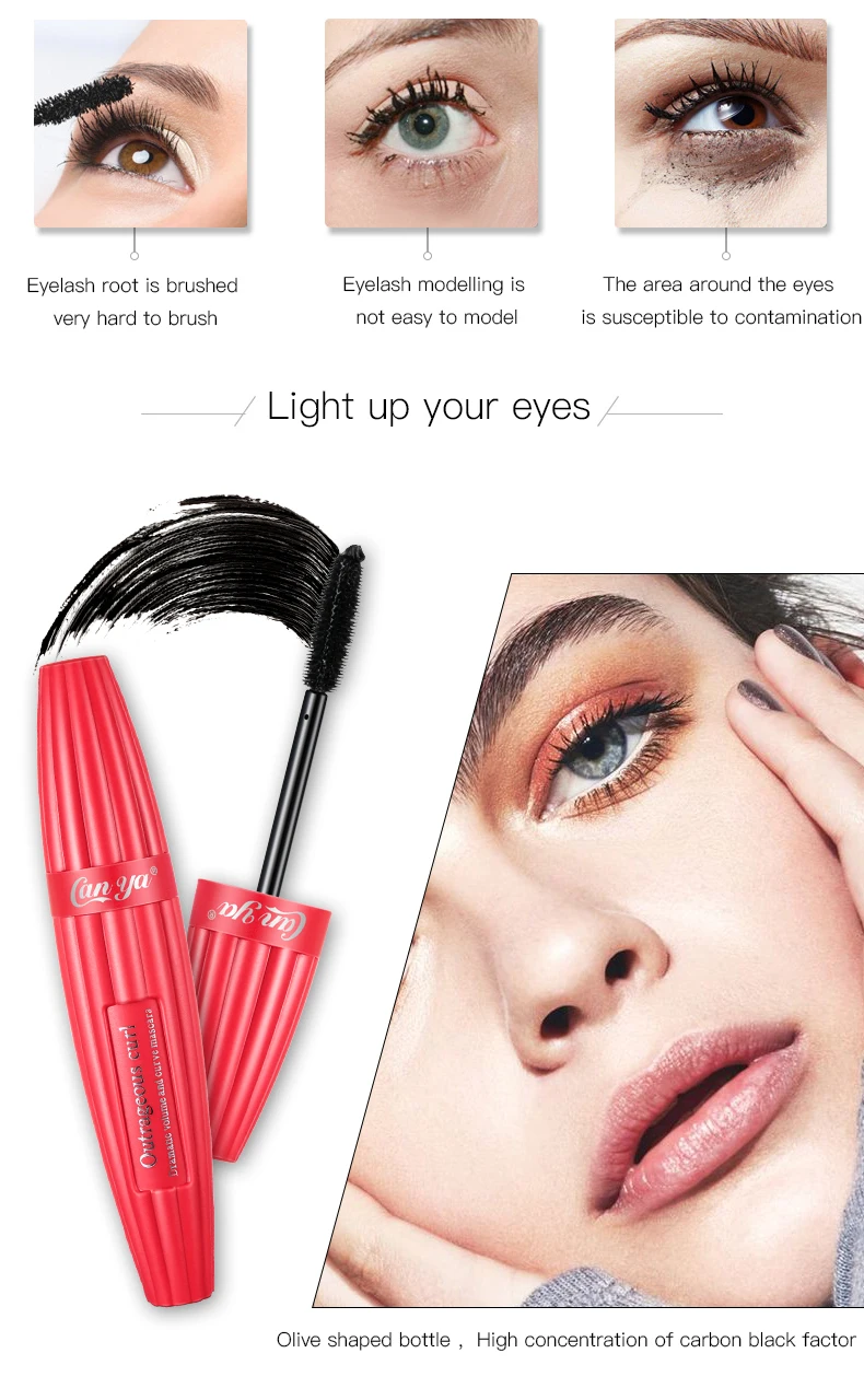 Mascara Lash Mascara Waterproof Eyelash Extension Black Thick Lengthening Makeup Beauty Long Lasting Charming Eye Makeup Mascara Aliexpress