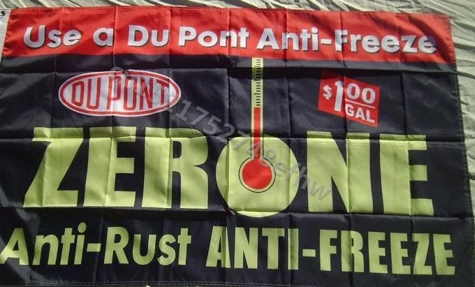 3ft x 5ft 3 x5ft Duponts Zerone антифриз с принтов в виде флажков баннер, флаг из полиэстера Размеры 150*90 см