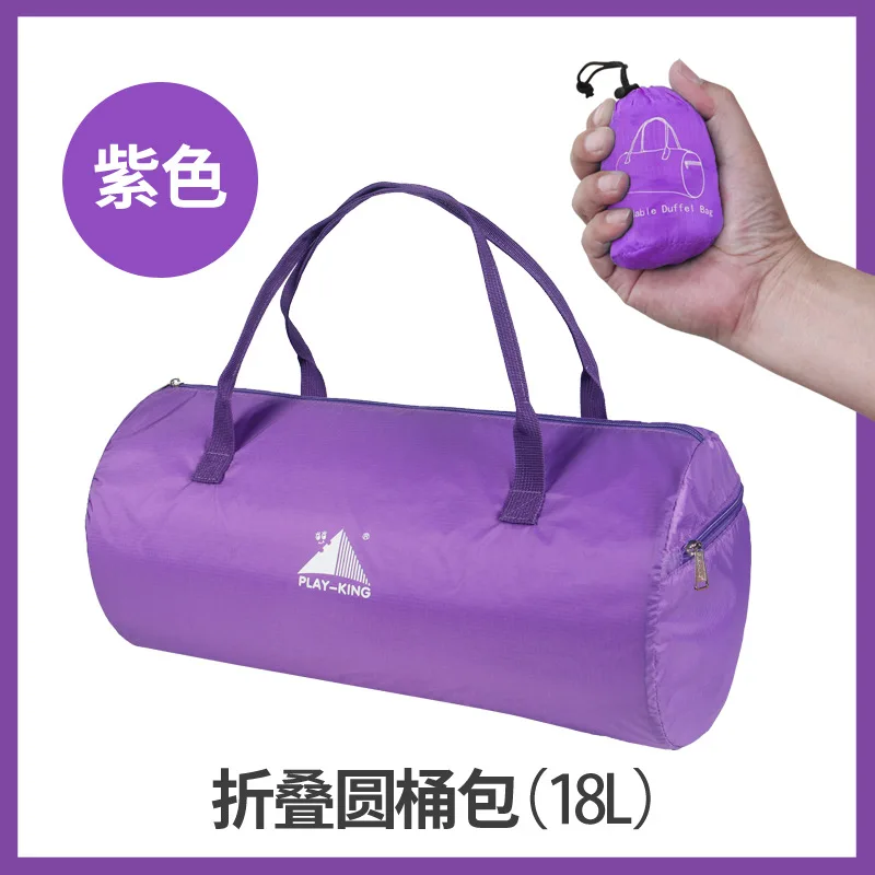 purple Дорожная сумка для одежды с плечевым ремнем, спортивная сумка, сумка для переноски, чемодан, одежда, деловая сумка, несколько карманов - Цвет: purple