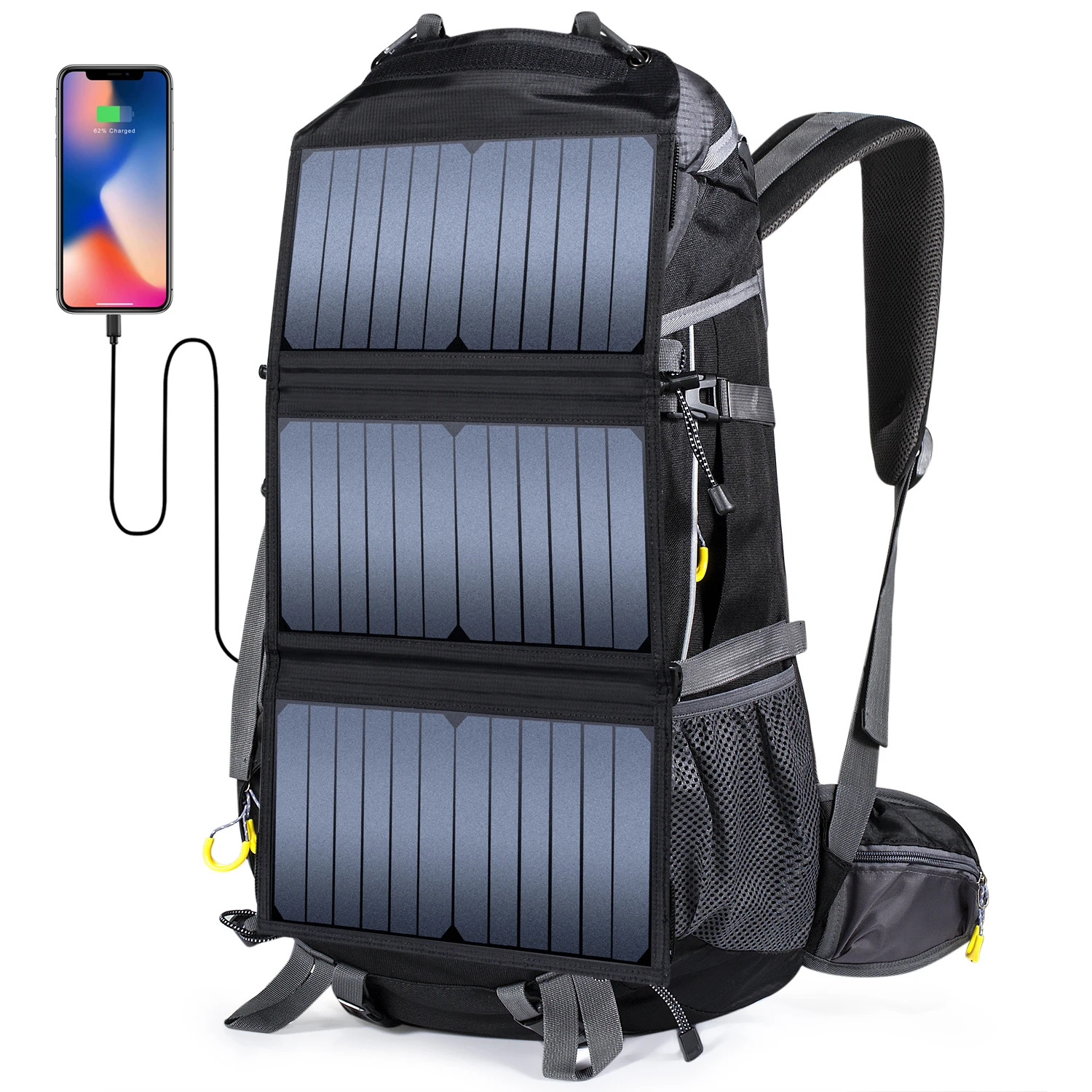 Everything Is Solar Unisex Hiking Backpacks 6v 20 w Solar Powered