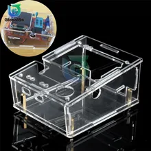 Akrylowe przezroczyste etui Shell dla TFT GM328 Tester próbnik elektroniczny miernik przebiegu diody PWM kwadratowa fala DIY Kit