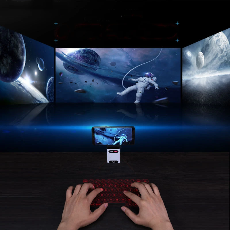 

Antscope Bluetooth laser virtual mouse wireless projection mini mouse laptop mobile phone pad laptop with keyboard function