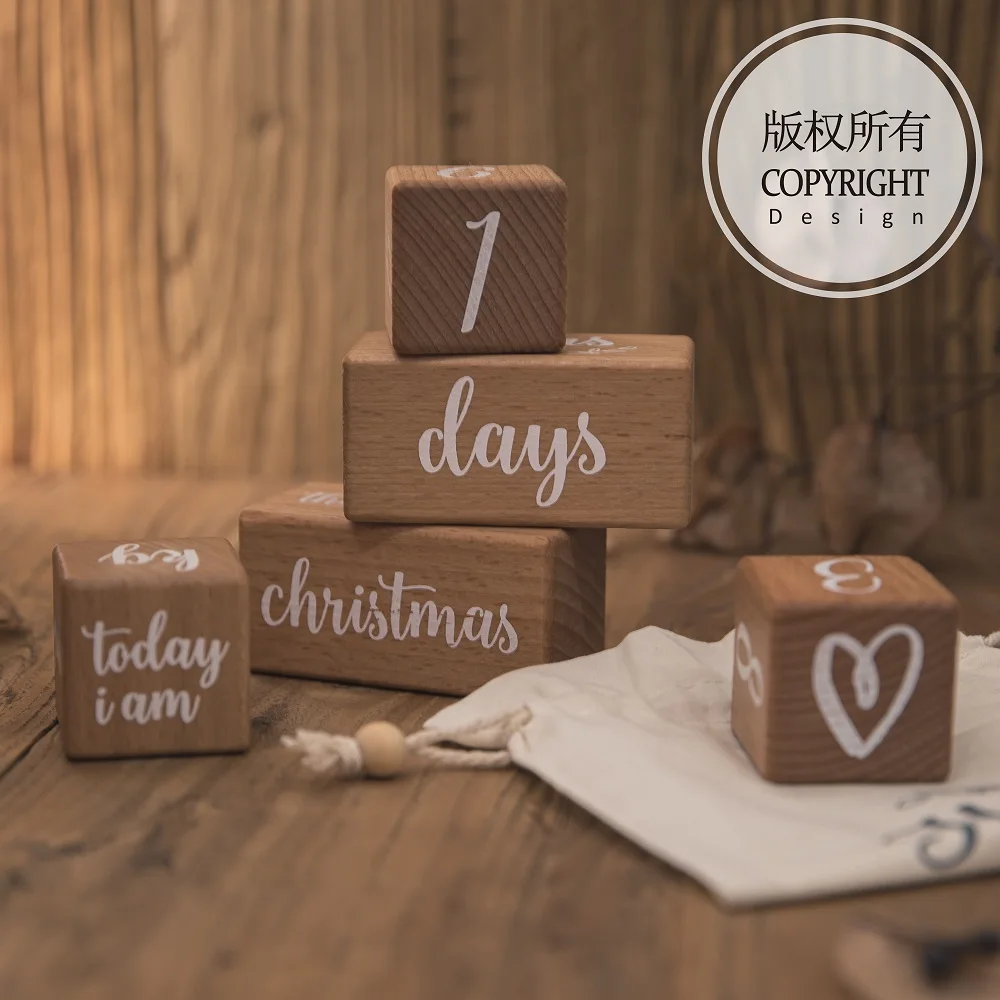 milestone wood blocks