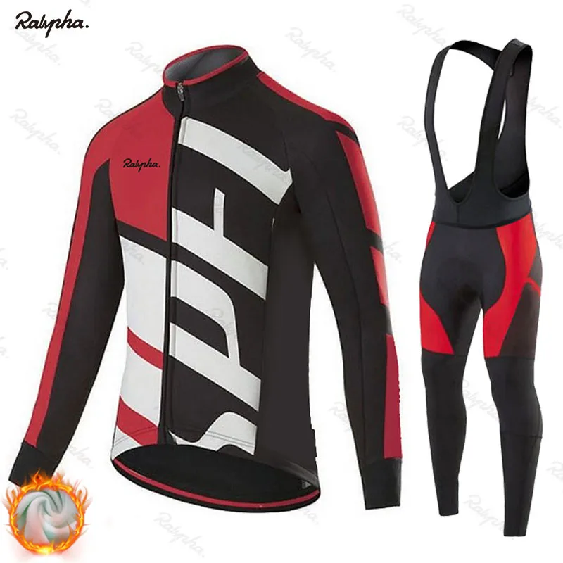 Winter Cycling Set Велокостюмы профессиональная команда специализируется на зимнем флисе одежда для велоспорта велосипед MTB Велоспорт комбинезон комплект Ropa Ciclismo триатлон - Цвет: Winter Cycling Set
