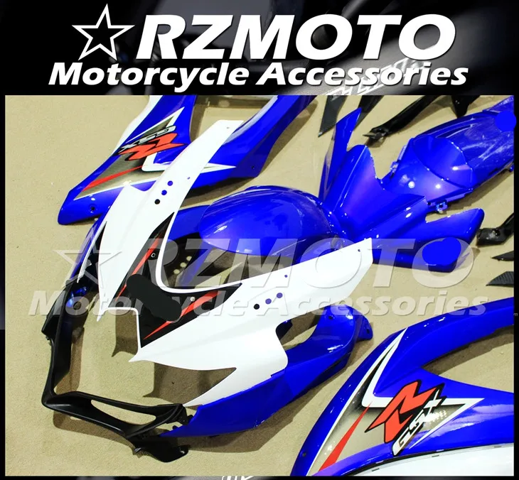 ABS мотоцикл обтекатель комплект для SUZUKI GSXR600 750 K8 2008-2010 год кузов литья под давлением Магазин № 1169