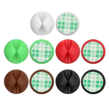 

Hot Sale 30pcs Multifunctional Rubber Clip Organizers Desktop Self-adhesive Data Charging Cable Clip