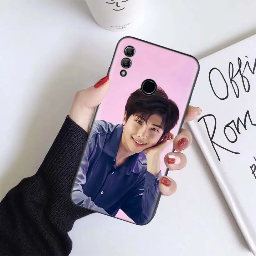 BS163-10 Черный чехол в стиле рэп монстров RM Kpop для huawei Honor 9X 8X Y9 7S 7X9 10 Lite 8A Pro 20i Y5 Y6 Y7 мягкий чехол для телефона - Цвет: BS163-10