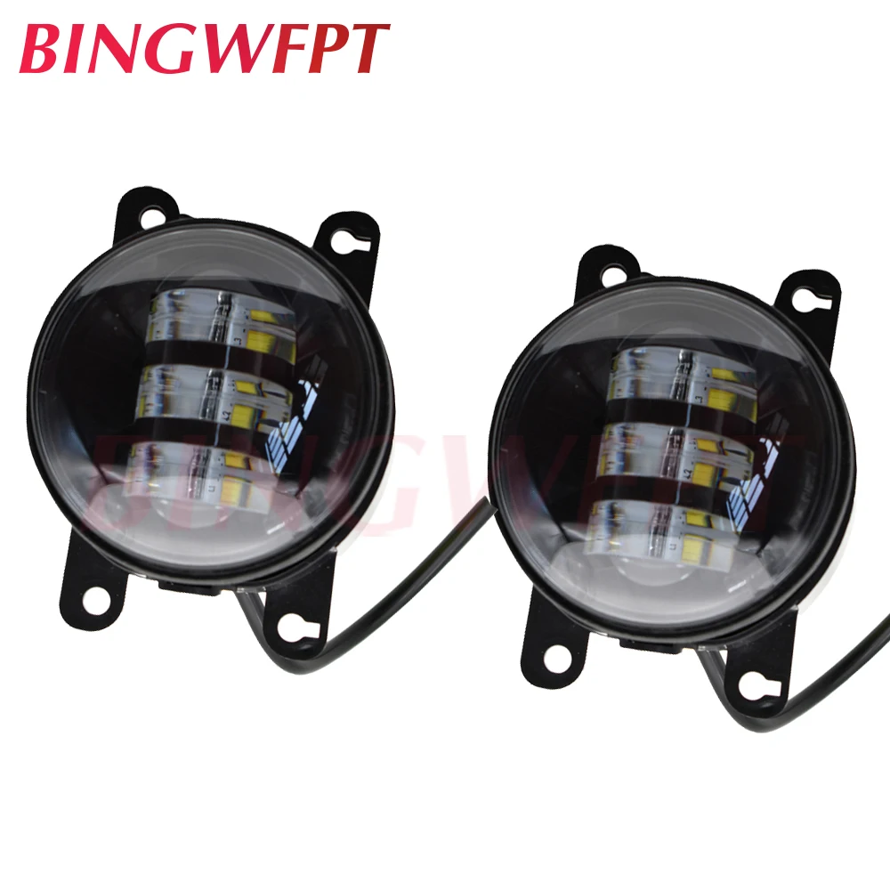 

2pcs/pair LED fog Lights For Ford Grand C-Max MPV 2010-2015 For Ford EcoSport 2013-2017 For Focus MK2 MK3 2004-2015