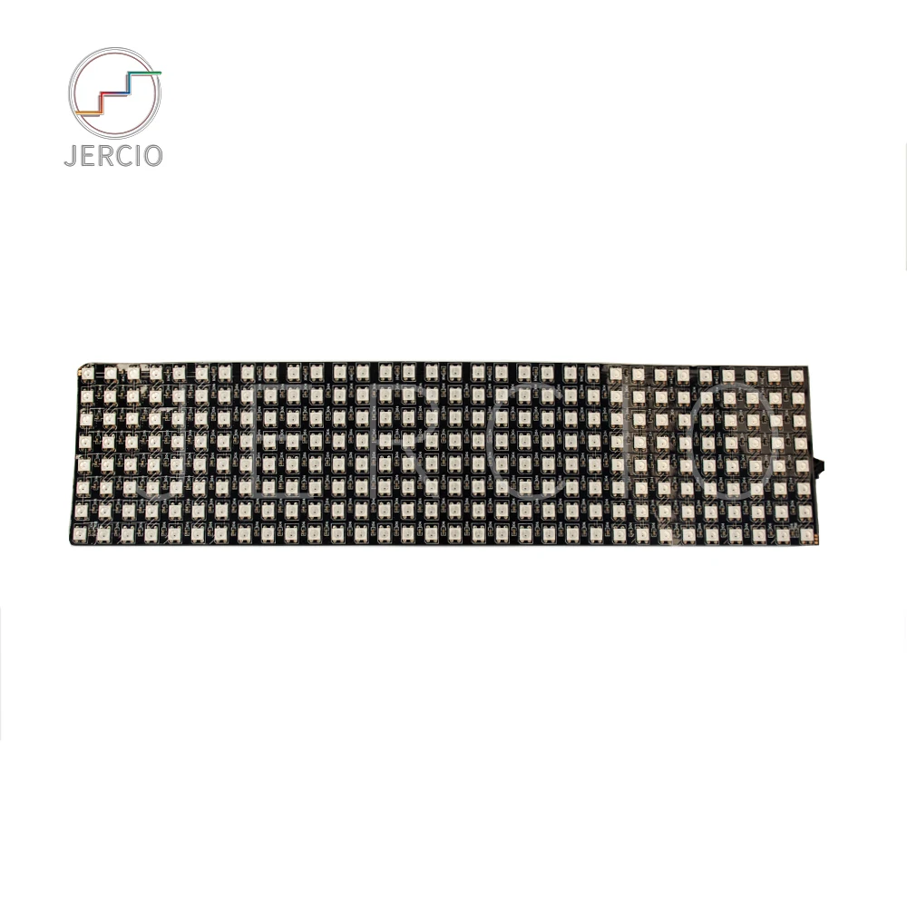 JERCIO 8*8/8*32/16*16 черный/белый PCB XT1511-RGB(аналогичный ws2812b) 256 серый уровень программируемый гибкий светодиодный панель пикселей