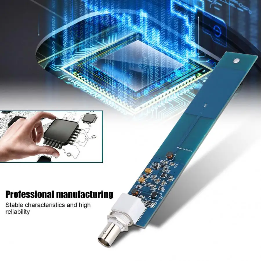 

ABS Portable Miniwhip Active Antenna HF LF VLF PCB Board Module 10Khz~30Mhz for Communication