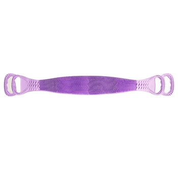 

Double-sided Body Bath Brush Silicone Back Scrubber Strong Rub Overlength Exfoliating For Shower Unisex Easy Clean Mud Massage