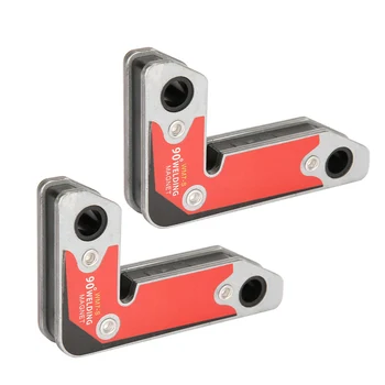 

2Pcs/Set Wm7-S Magnetic Holder/Corner Welding Magnets / Internal And External Right Angle Fixator 30 60 90 Angles Magnetic Clamp