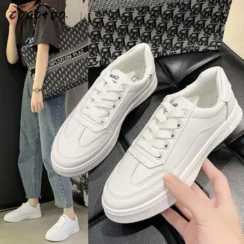 

Little White Shoes Female 2020 New Spring Wild Fashion Shallow Mouth Wild Round Head Super Fire Casual Sports Shoes Tide