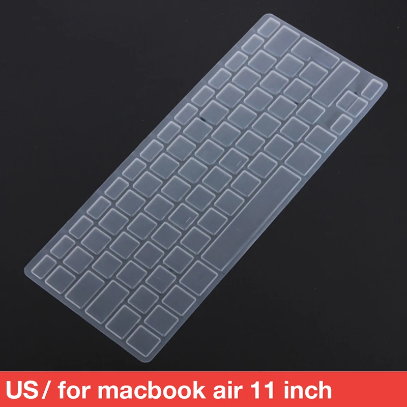 Крышка клавиатуры для MacBook Air Pro retina 11 12 13 15 дюймов с сенсорной панелью силиконовая защитная накладка для клавиатуры Пылезащитная - Цвет: US 02