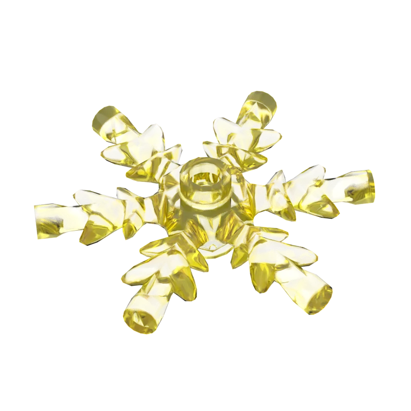

10 шт., детали конструктора MOC, 42409, 53972x789, снежинка, 4x4