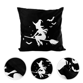 

1Pc Decorative Pillowcase Halloween Pillow Cover Chic Pillow Case Cushion Cover