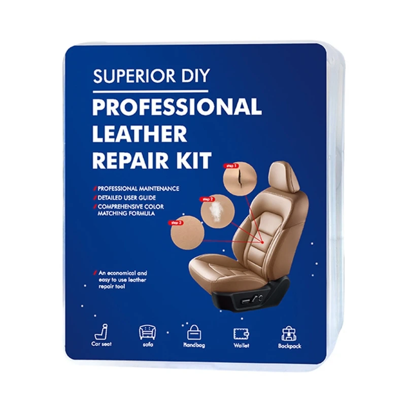 X7AE Household Leather Repair Kits 65g Resin Liquid Cream Car Seat Sofa Product Scratch Restoration |