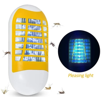 

EU/US Plug Electric Mosquito Fly Insect Bug Trap Killer Indoor Repellent Eliminates Gnat Fruit Flies Flying Pest Mosquito Killer