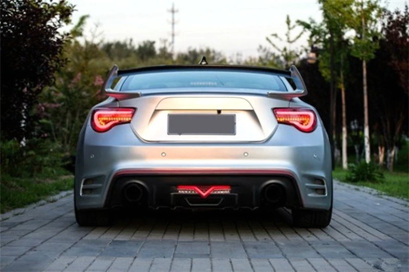 Для Subaru BRZ или для Toyota 86 GT86 задний багажник спойлер GT Стиль FRP материал Неокрашенный праймер цвет украшение в виде хвостового крыла