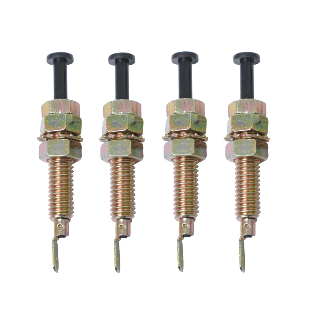 4x High Quality Car Truck Door Trunk Alarm Light Hood Jamb Pin Switch Bonnet