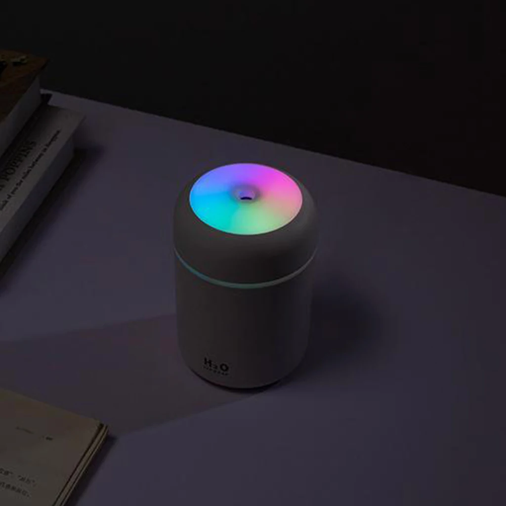 USB Essential Oil Diffuser Air Humidifier Gray + 10pcs Cotton Filter Sticks