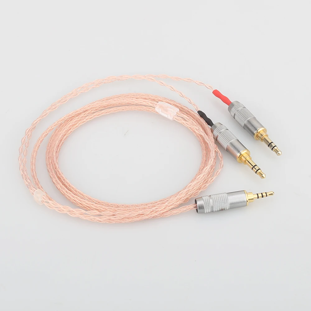 High Quality 2 5mm TRRS Balanced 8 core Litz braid Headphone Upgrade Cable for MDR Z7 Z7M2 MDR Z1R D600 D7100