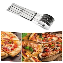 3/5/7 колесные резаки Нержавеющая сталь тестоделитель боковой нож для пасты гибкий валик лезвие пицца выпечка очистки фруктов и овощей формы для духовки оборудования