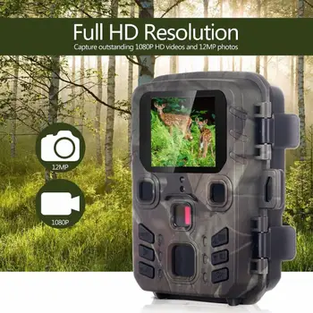 

0.45s Fast Trigger Mini Trail Camera Wildlife Scouting Hunting Camera Outdoor Wild Surveillance Track trap for hunting 12MP1080