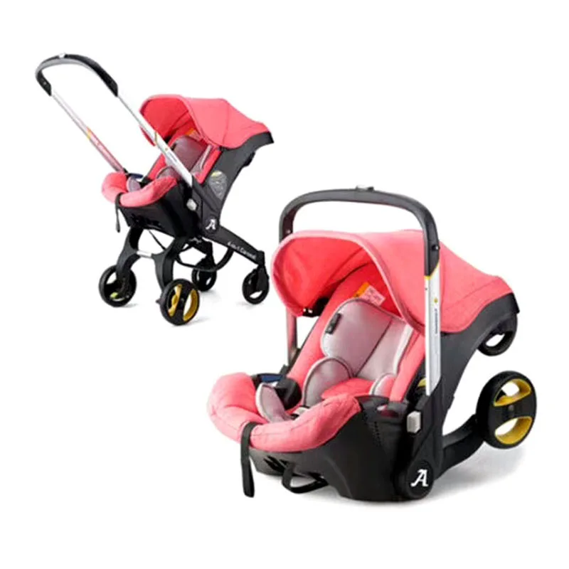 

Free shipping 4 In 1 Baby Walker Stroller With Car Seat Multi-functional Baby Pram With Rain Cover