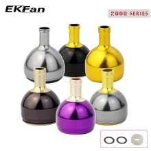EKfan 2000 Серия, дизайн, обработанная металлическая Рыболовная катушка, ручки для наживки, литье, спиннинг, рыболовные снасти и аксессуары