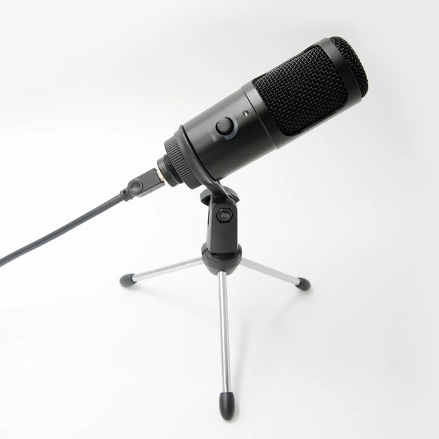 FiFine USB Metal Condenser Recording Microphone; For Laptop MAC or