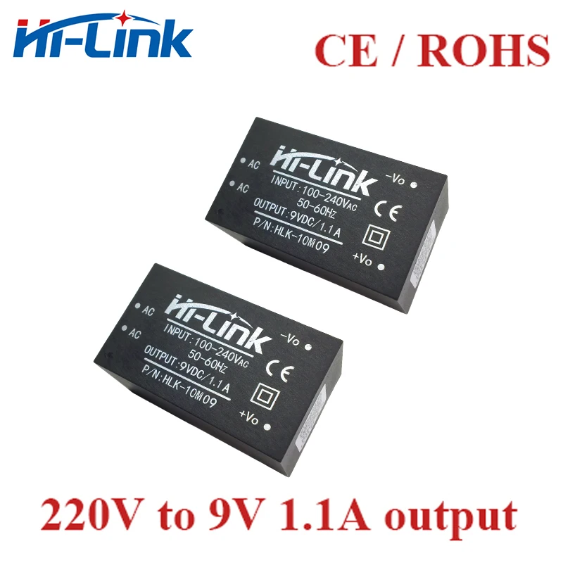 Household CE/ROHS Hi-Link 110V 220V to 3V 5V 9V 12V 15V 24V AC/DC Step Down Converter Isolated Power Supply Module Manufacturer