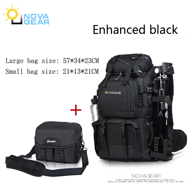  NOVAGEAR 80302 Photo Bag Camera Backpack Universal Large Capacity Travel Camera Backpack For Canon/