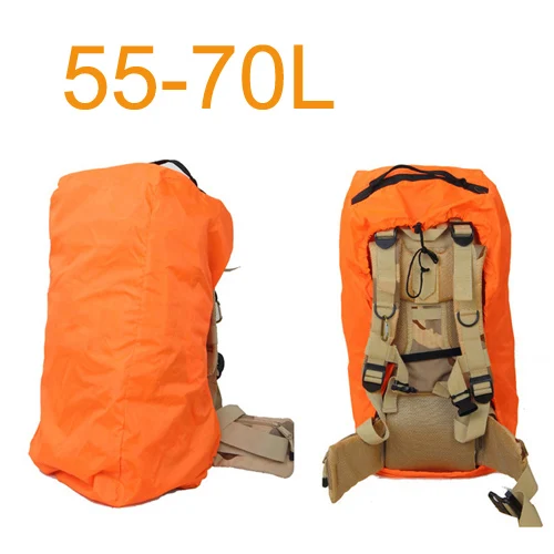 Orange 55 to 70L Воздушный транспорт Полный протектор рюкзак Обложка Путешествия 45L 50L 55L 60L 65L 70L водонепроницаемый дождевик рюкзак самолет пылезащитный чехол - Цвет: Orange 55 to 70L