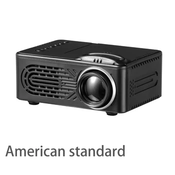 

1080P 25 - 80 inches LED Portable Mini Projector Home Theatre Cinema Kids Video Media Player support Projector size Hot Sale