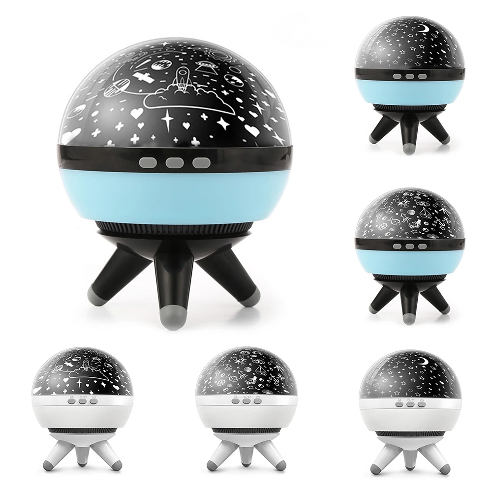

LED Rotating Night Light Projector Starry Sky Star Ocean Children Kids Sleep Romantic LED USB Projector Lamp Christmas Gifts