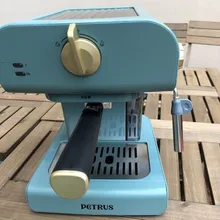 Espresso-Coffee-Maker Cappuccino Vintage-Design Automatic Latte 220V Retro W/built-In