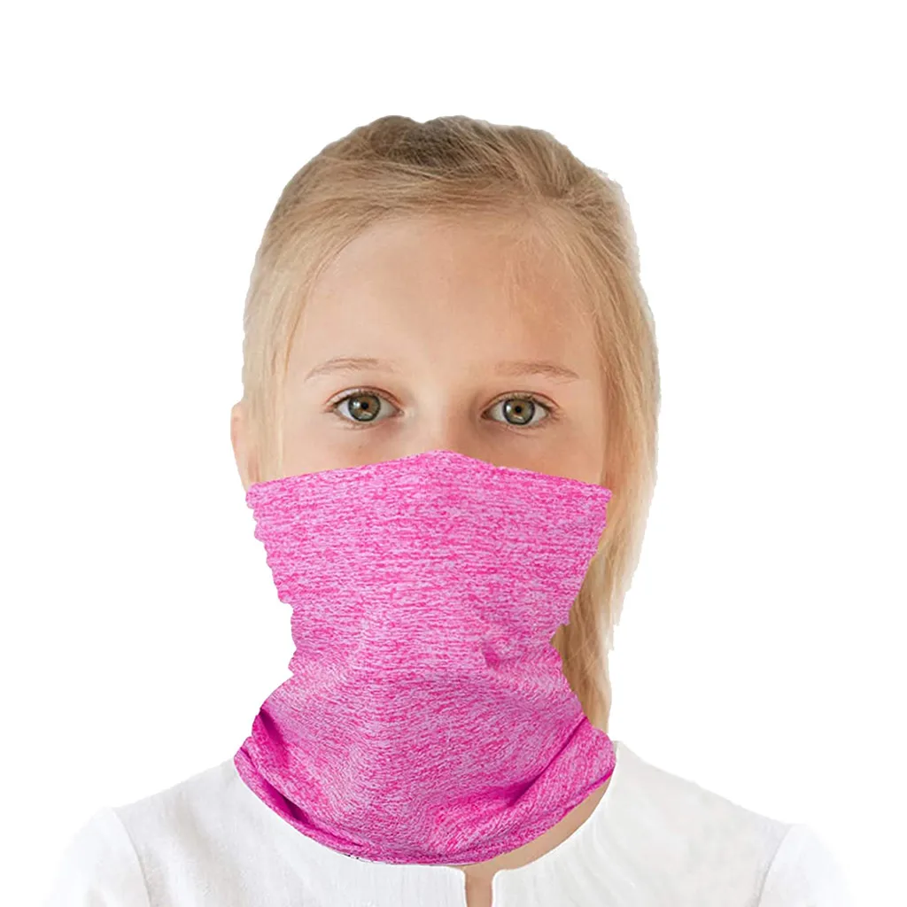 Детская однотонная Бриллиантовая маска Волшебная бандана ветрозащитная шарф
